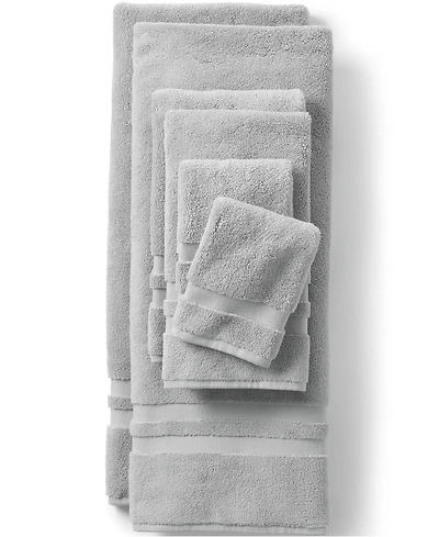 Lands' End Essential Cotton 6-Piece Bath Towel Set