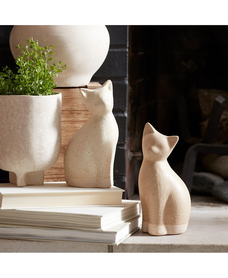 Slickblue Cat Figurine Set of 2 Stylish Decorative Accents for Cat Lovers