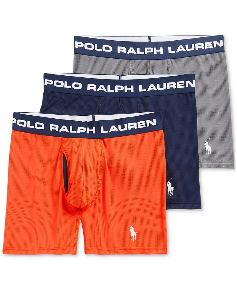 Polo Ralph Lauren Men's 3-Pack Perfect Pouch Boxer Briefs