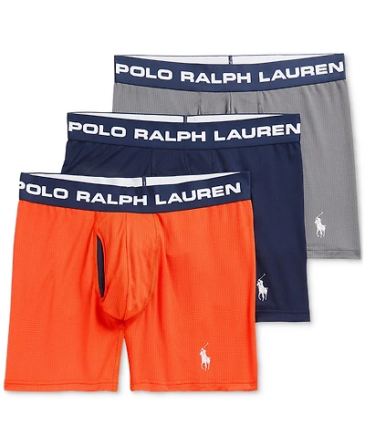 Polo Ralph Lauren Men's 3-Pack Perfect Pouch Boxer Briefs