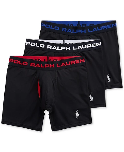 Polo Ralph Lauren Men's 3-Pack Perfect Pouch Boxer Briefs