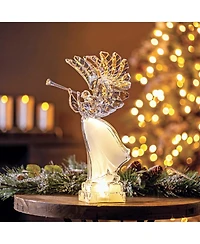 Led Angel 16.5"H Acrylic 3 Aaa Batteries Not Included