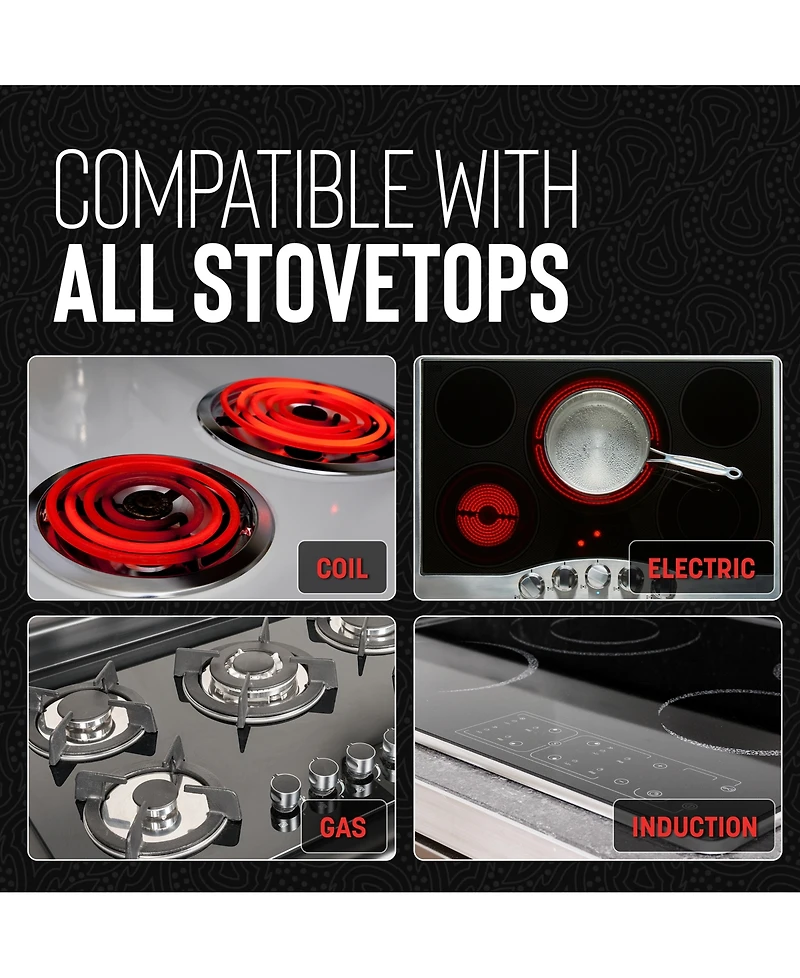 Hell's Kitchen Ceramic Hybrid Nonstick 8" Fry Pan