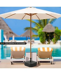 Givimo Patio Fillable Umbrella Base Fit 1.5 Inch Umbrella Poles for Yard Poolside