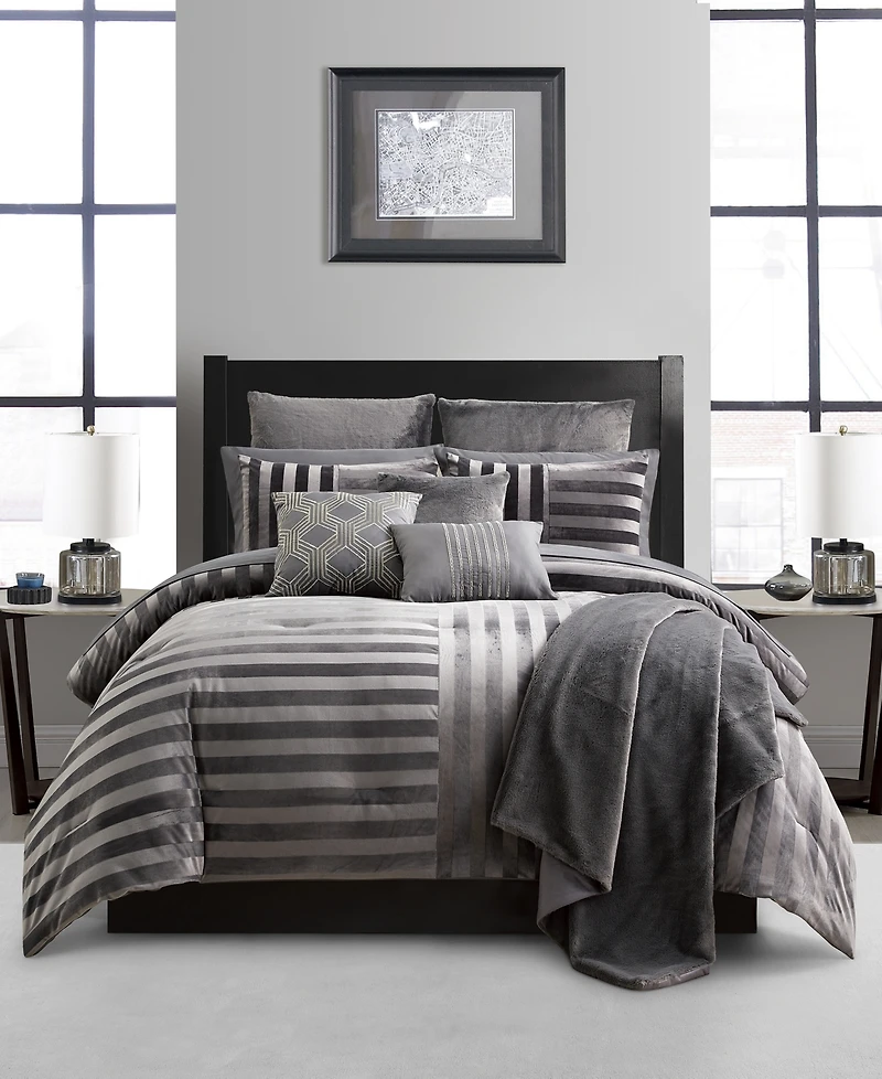 Sunham Prince 14 Piece Comforter Set, California King