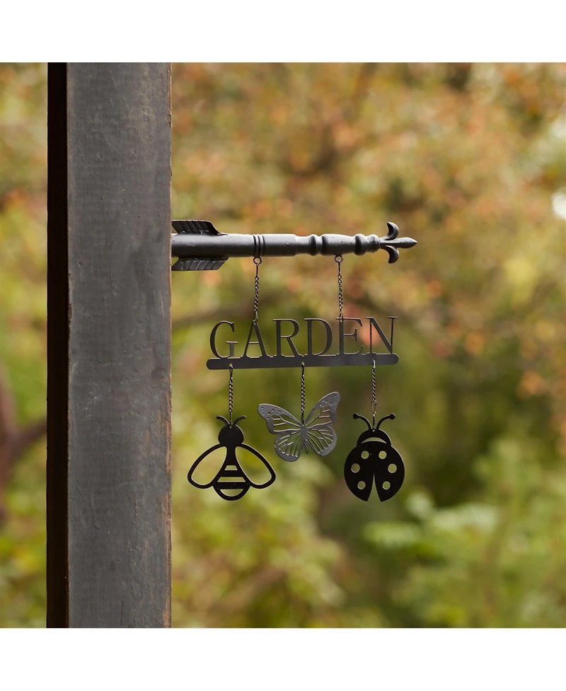 Slickblue Garden and Insect Sign – Whimsical Decor for Outdoor Spaces and Garden Enthusiasts