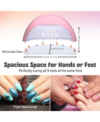 Byootique Uv Led Nail Lamp 135W Gel Polish Dry Curing Light Nail Lamp Dryer Gel Polish Light For Salon Home Nail Salon Beauty