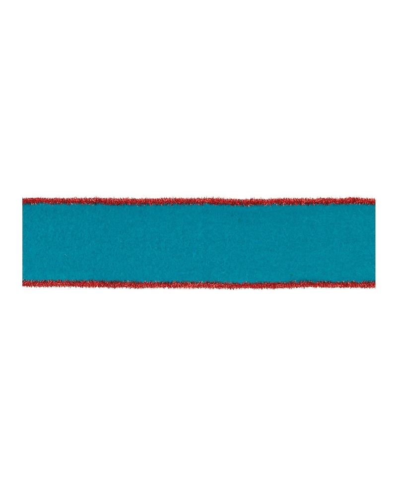 Slickblue Set of 2 Wired Wool Ribbons – Elegant and Durable for Crafting and Decorating