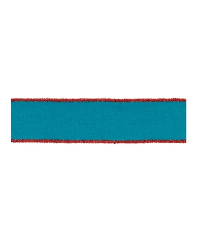 Slickblue Set of 2 Wired Wool Ribbons – Elegant and Durable for Crafting and Decorating