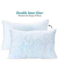 Nestl Memory Foam Gel Infused Reversible Cooling Pillow