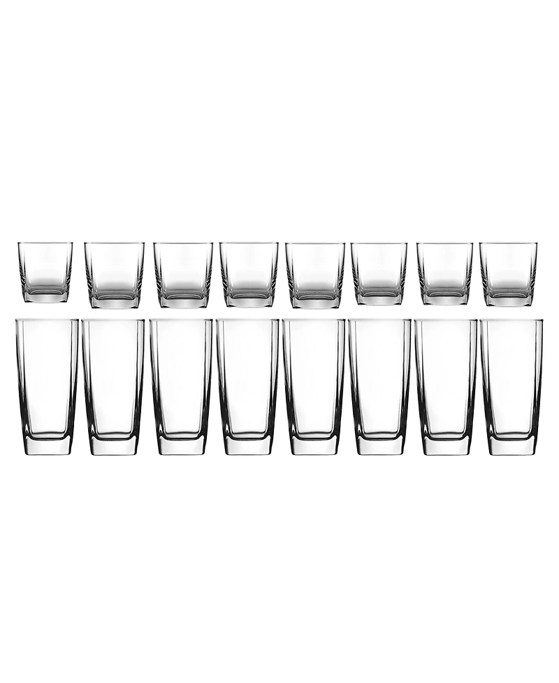 Anchor Hocking 16 Piece Rio Beverage Set