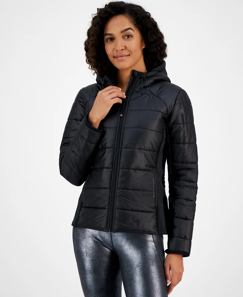 Id Ideology Women's Hooded Puffer Jacket