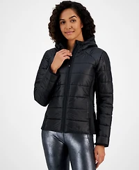Id Ideology Women's Hooded Puffer Jacket