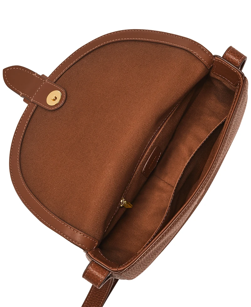 Fossil Everleigh Leather Small Flap Crossbody Bag