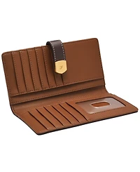Fossil Lennox Leather Tab Bifold Wallet