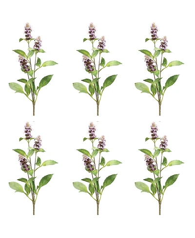 Slickblue Buddleia Stem for Elegant Floral Arrangements and Home Decor (Set of 6)