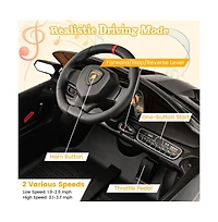 12V Licensed Lamborghini 4WD Kids Ride-on Sports Car with 2.4G Remote