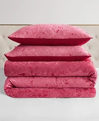 Juicy Couture Crushed Velvet 3-Pc. Comforter Set, King