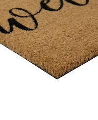 Northlight Pumpkin "Welcome" Halloween Doormat, 18" x 30"