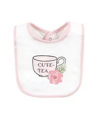 Hudson Baby Girls Absorbent Cotton Feeding Guards
