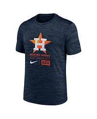 Nike Men's Navy Houston Astros Large Logo Velocity T-Shirt