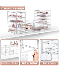Sorbus Drawers Acrylic Organizer for Makeup, Organization and Storage, Art Supplies, Jewelry, Stationary