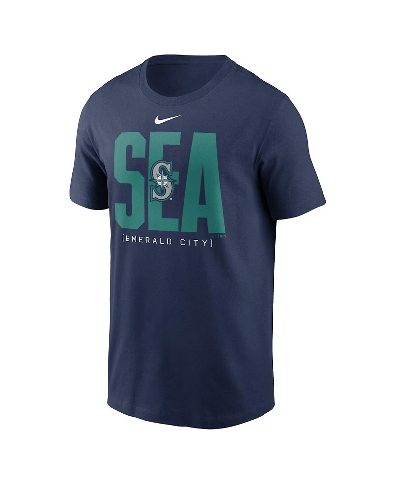Nike Men's Navy Seattle Mariners Scoreboard T-Shirt