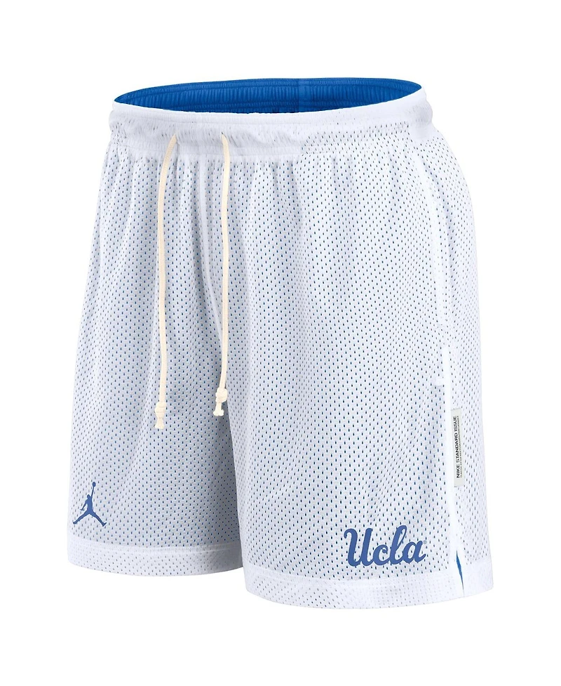 Jordan Men's White/Blue Ucla Bruins Primetime Reversible Shorts