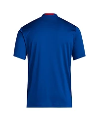 Adidas Men's Royal Kansas Jayhawks 2024 Sideline Aeroready T-Shirt
