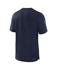 Nike Men's Navy Tennessee Titans Sideline Player Performance T-Shirt