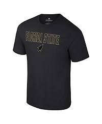 Colosseum Men's Black Florida State Seminoles Color Pop Active Blend T-Shirt