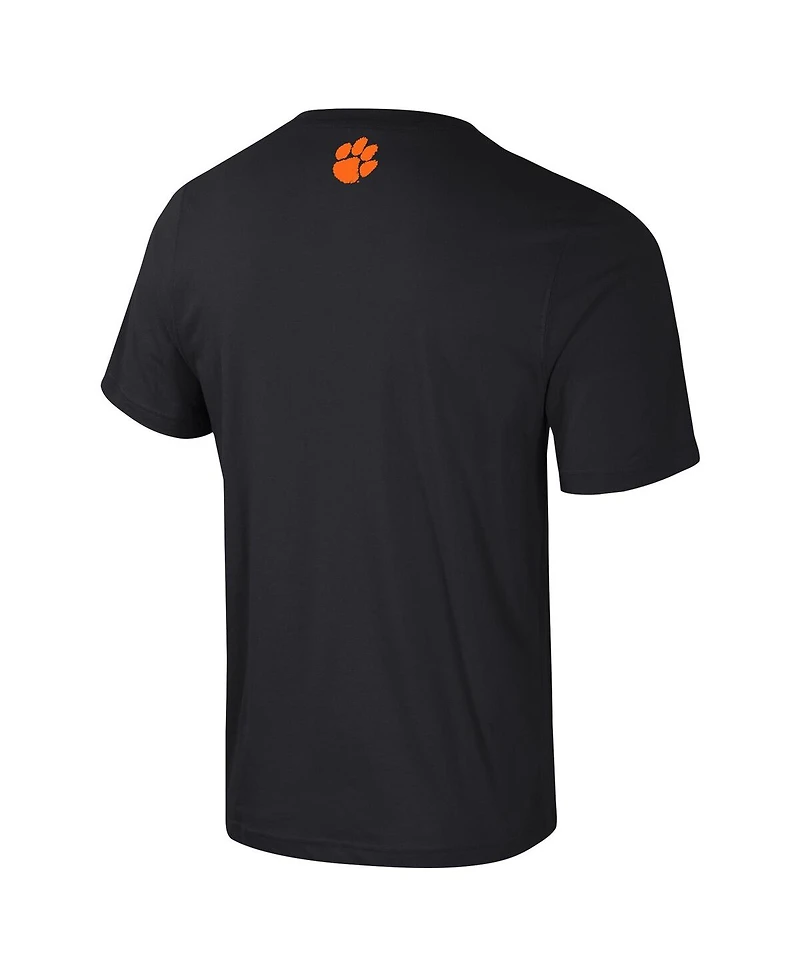 Colosseum Men's Black Clemson Tigers Color Pop Active Blend T-Shirt