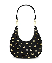 Gold Plated Hardware Leather Hobo Bag