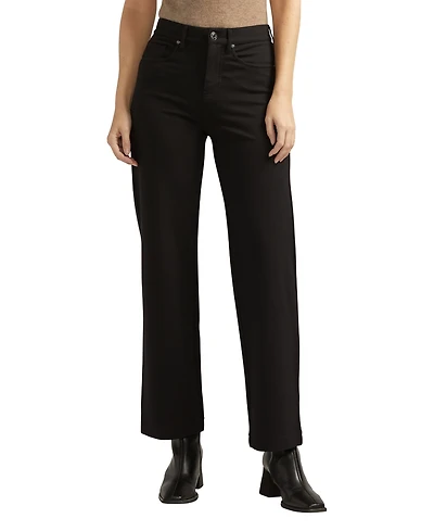 Jag Women's Sophia High Rise Wide Leg Ponte Pants