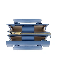 Gold Plated Hardware Small Leather Tote Bag