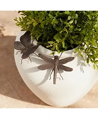 Slickblue Set of 12 Butterfly and Dragonfly Pot Sitters – Whimsical Garden and Planter Decor