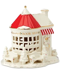 Lenox Mistletoe Park Village Book Store Lit Figurine, Exclusively at Macy's