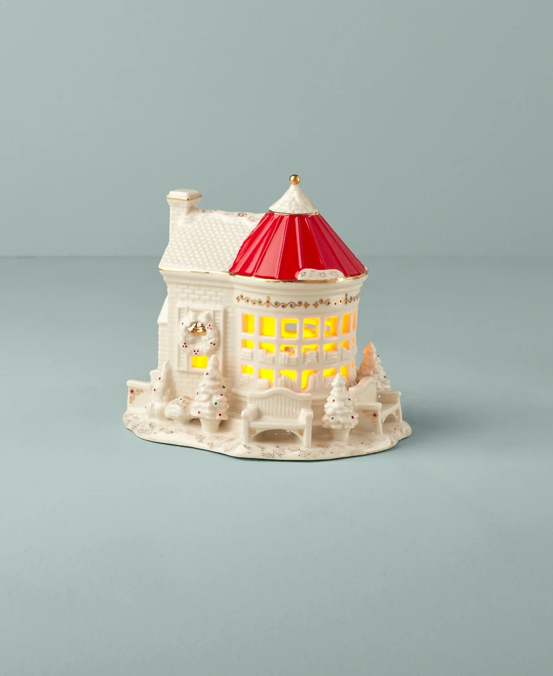 Lenox Mistletoe Park Village Book Store Lit Figurine, Exclusively at Macy's