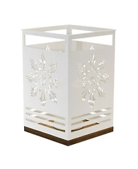 Slickblue Snowflake Candle Holders for Elegant Winter Lighting (Set of 2)