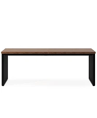 Tribesigns 6.56 ft Conference Table, Large Rectangle Meeting Seminar Table, Industrial Long Business Table for 6-8 People (without Chair)