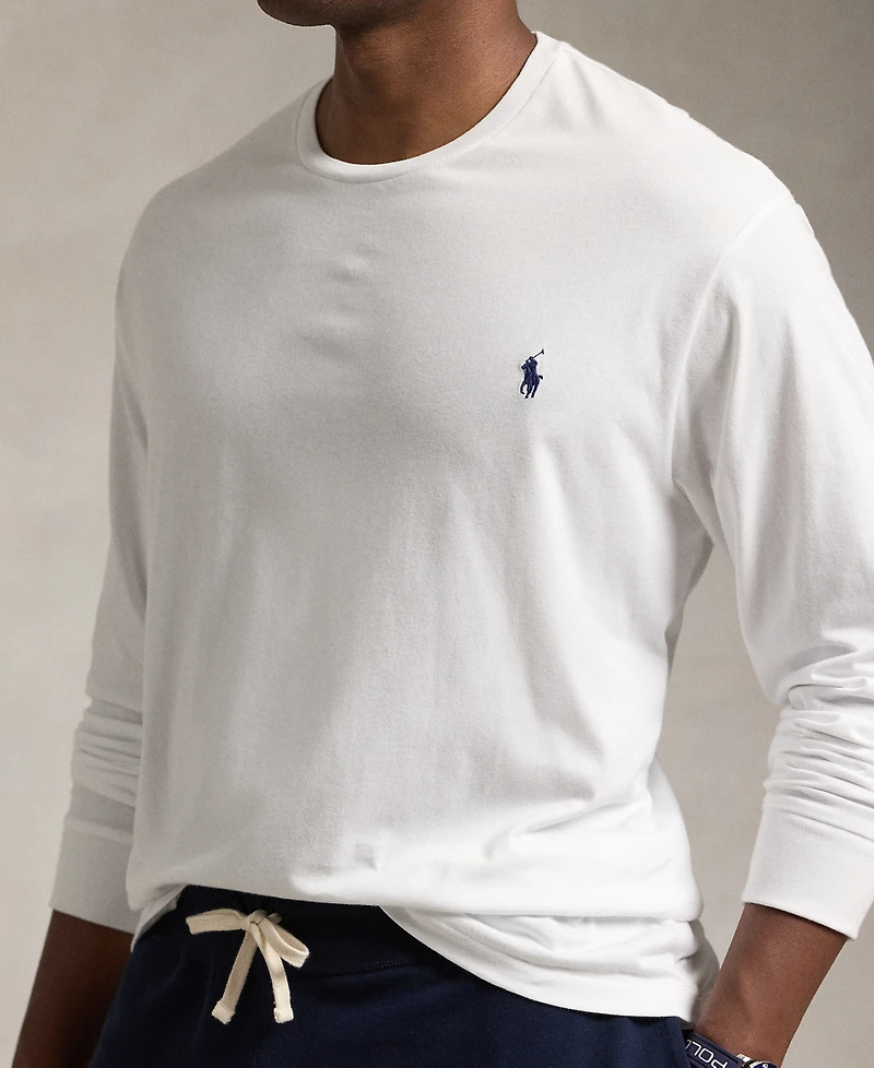 Polo Ralph Lauren Men's Big & Tall Classic-Fit Jersey Long-Sleeve T-Shirt