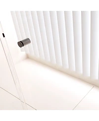 Streamdale Furniture Semi-Frameless Double Bypass Sliding Shower Door with Tempered Glass
