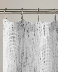 Calvin Klein Speckled Waffle Shower Curtain, 70" x 72"
