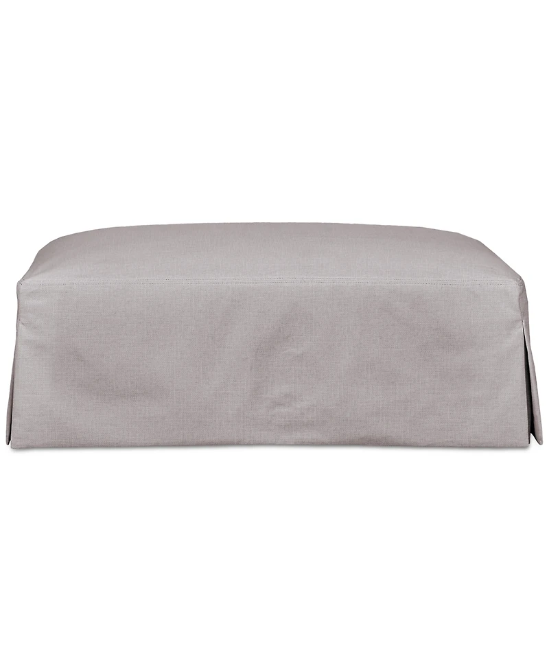 Brenalee 46" Performance Fabric Slipcover Ottoman