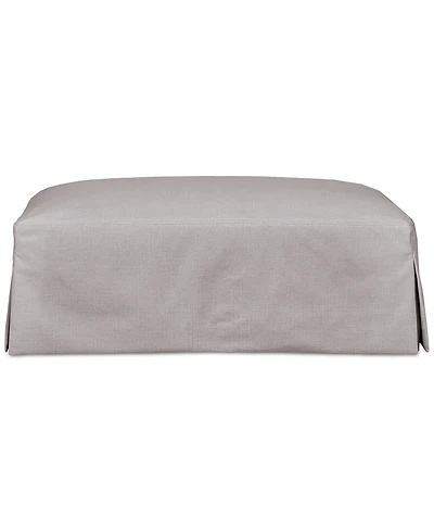 Brenalee 46" Performance Fabric Slipcover Ottoman