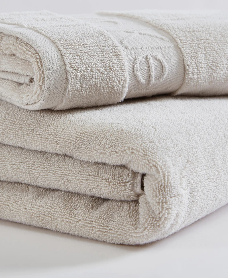 Calvin Klein Iconic Cotton Terry 3 Piece Bath Towel Set
