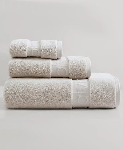 Calvin Klein Iconic Cotton Terry 3 Piece Bath Towel Set