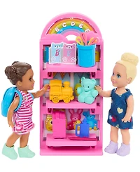 Barbie I Love School Classroom Playset with 1 Fashion Doll, 2 Small Dolls 20+ Accessories