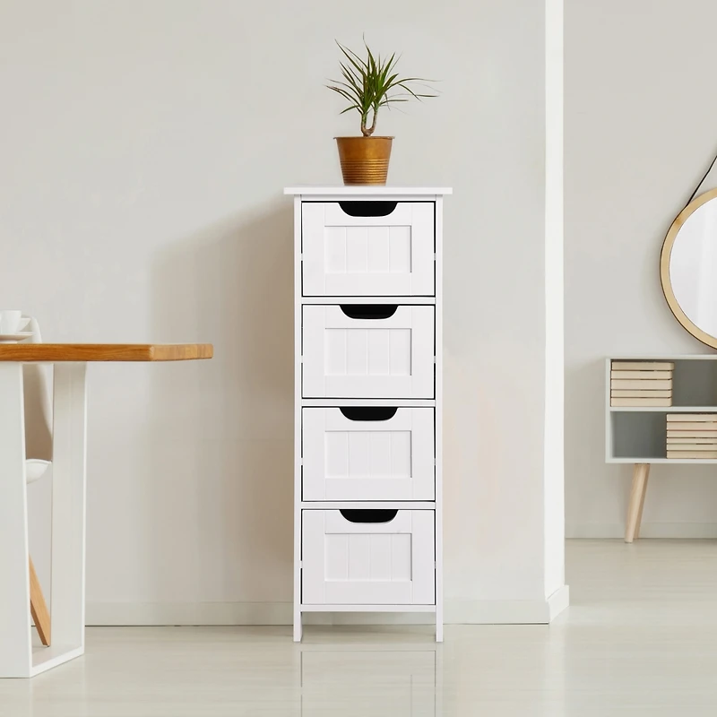 Streamdale Bathroom Storage Cabinet, Freestanding Cabinet With Drawers