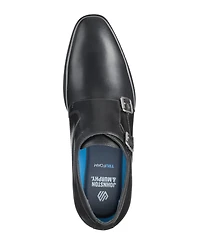 Johnston & Murphy Men's Gibbons Double-Buckle Monk Oxfords